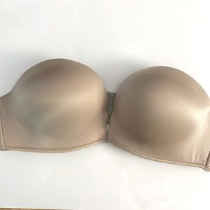 VS Nude Bombshell Push-up Strapless Bra | Add 2 cups